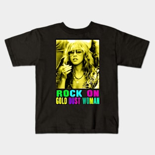 STEVIE NICKS - ROCK ON GOLD DUST WOMAN Kids T-Shirt